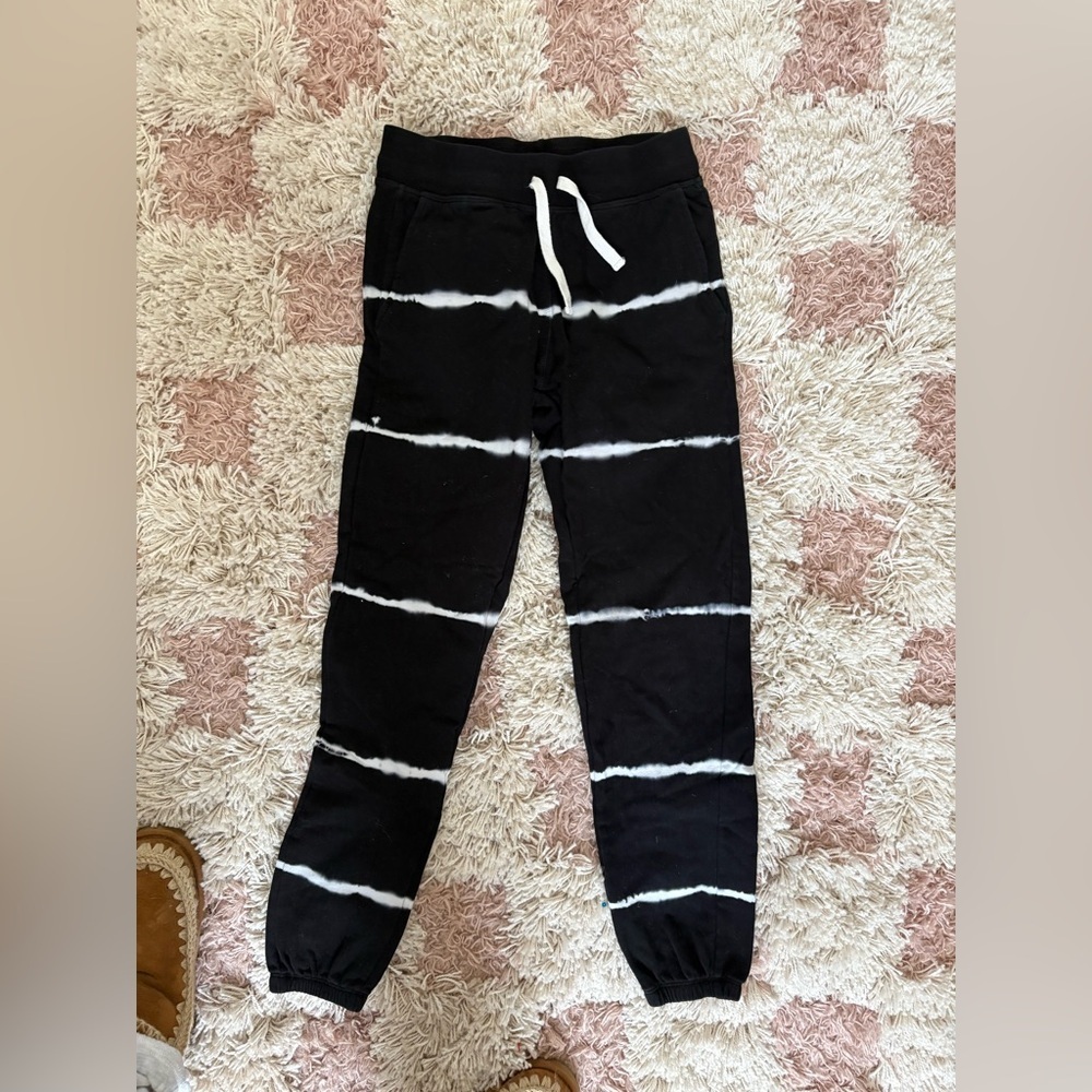 Electric & Rose Black and White Tie-Dye Joggers